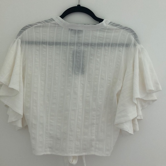 White Crop Top - Picture 4 of 4